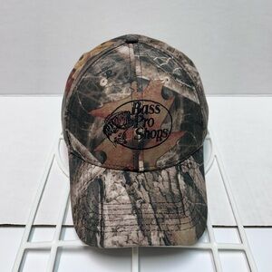 Bass Pro Shops Camouflage Embroidered Logo Snapback Cap New Hat NWOT